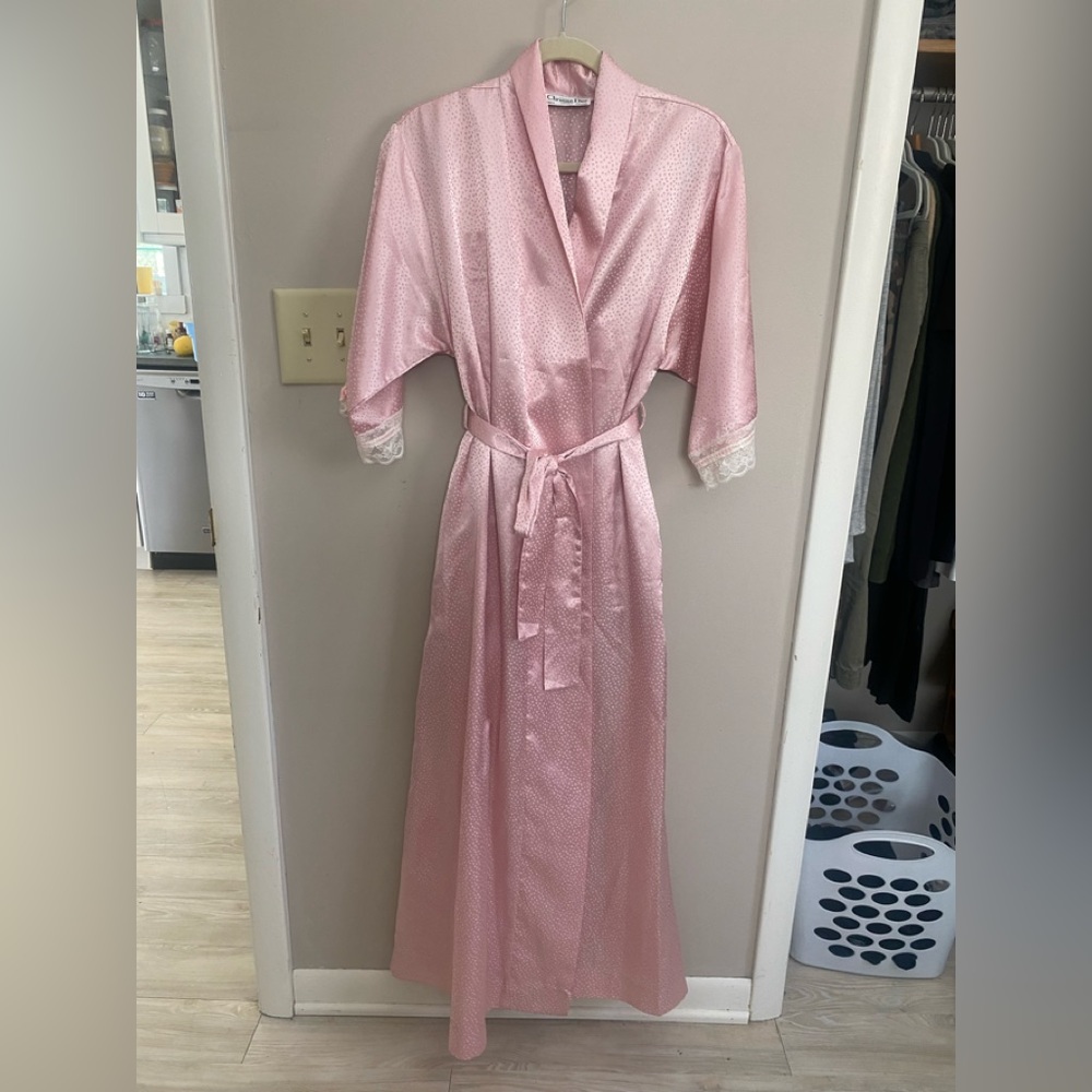 Christian Dior nightgown and robe